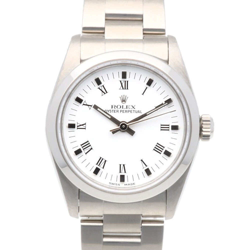 Rolex Oyster Perpetual Wristwatch, Stainless Steel, 77080, Automatic Winding,...